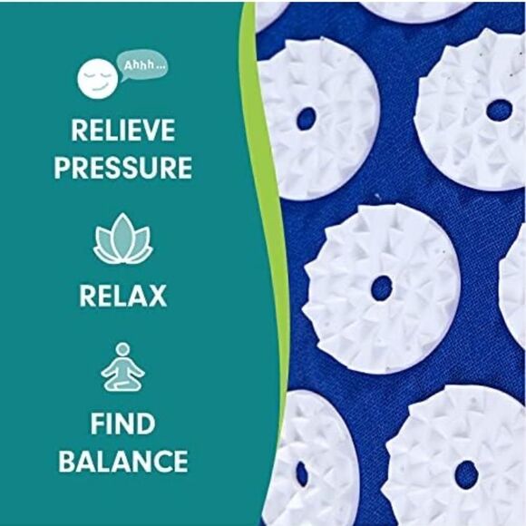 ProsourceFit Acupressure Mat and Pillow Set - Picture 2 of 5